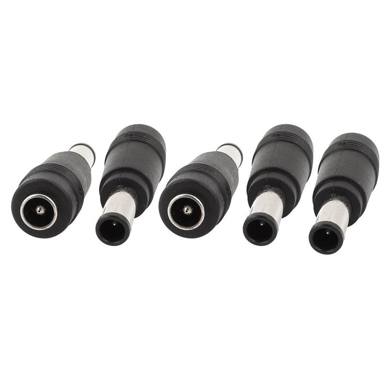 uxcell 5 Pcs 6.0mmx4.0mm Male to 5.5x2.5mm Female DC Power Jack w Pin - Image 5