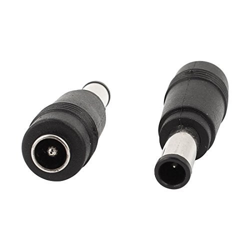 uxcell 5 Pcs 6.0mmx4.0mm Male to 5.5x2.5mm Female DC Power Jack w Pin - Image 2