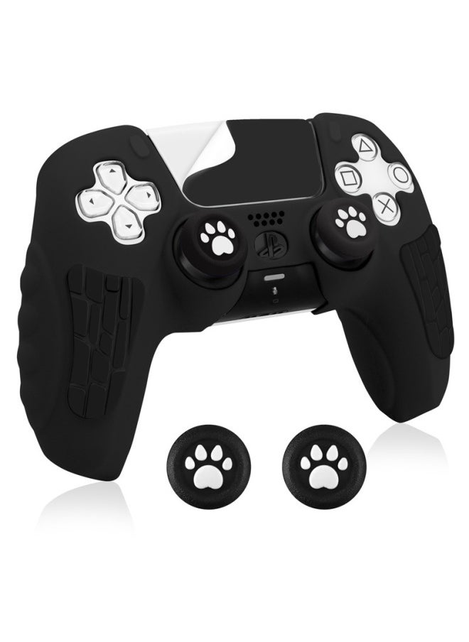 Black Myth Goku PS5 Handle Silicone Sleeve Anti-fall Anti-scratch Cat's Claw Rocker Cap P5 Game Handle Protective Sleeve-Product Color:Pink