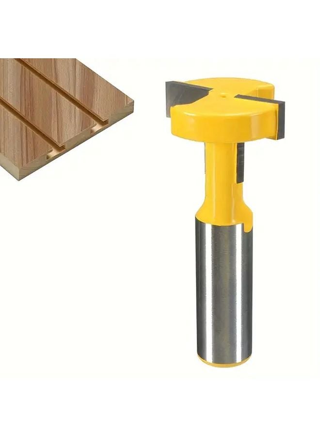 1pc T Slot Router Bit 1 2 Inch Shank Hardened Alloy Steel Woodworking Slotting Cutter - Image 4
