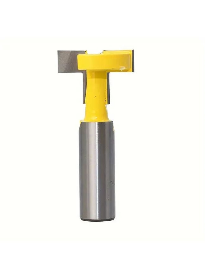 1pc T Slot Router Bit 1 2 Inch Shank Hardened Alloy Steel Woodworking Slotting Cutter - Image 1