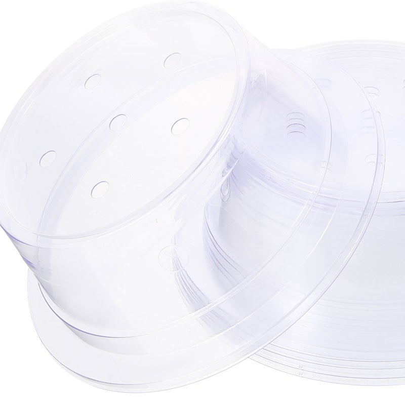 10 Pcs Dining Table Sushi Dome Clear Dish Cover Cuisine Protector Cake Cover Food Cover - Image 3