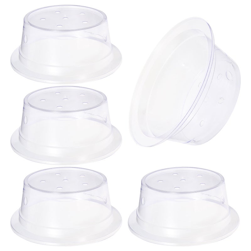 10 Pcs Dining Table Sushi Dome Clear Dish Cover Cuisine Protector Cake Cover Food Cover - Image 5