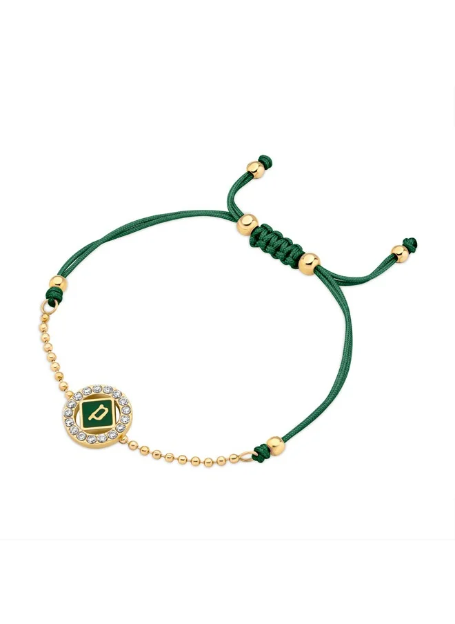 بوليس Luck Gold Plated Ladies Bracelet With Crystals 170+35MMPEJLB0003601