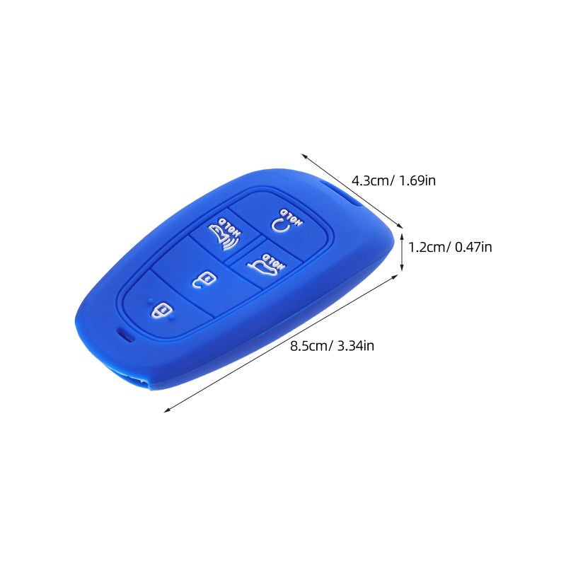 4Pcs Silicone Key Fob Cover Protector With Precise Holes Enhanced Grip For Hyundai Vehicle Remote - Image 5