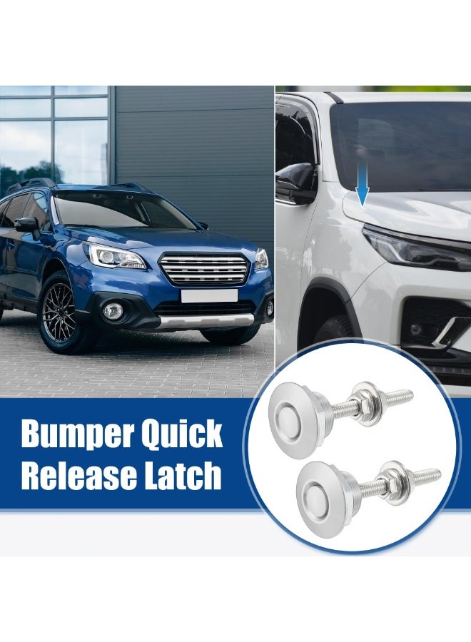 Generic Quick Latch Hood Pins Universal  Diameter Quick Release Latch Push Button Quick Release Hood Bonnet Pins Lock Clip Kit  - Image 5