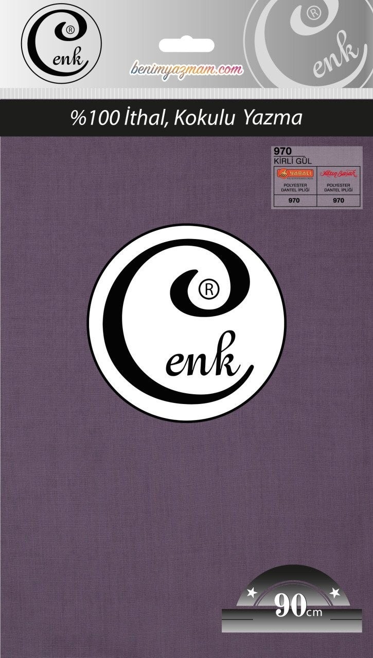 Cenk Plain Writing Dirty Rose 100 cm in Bag 