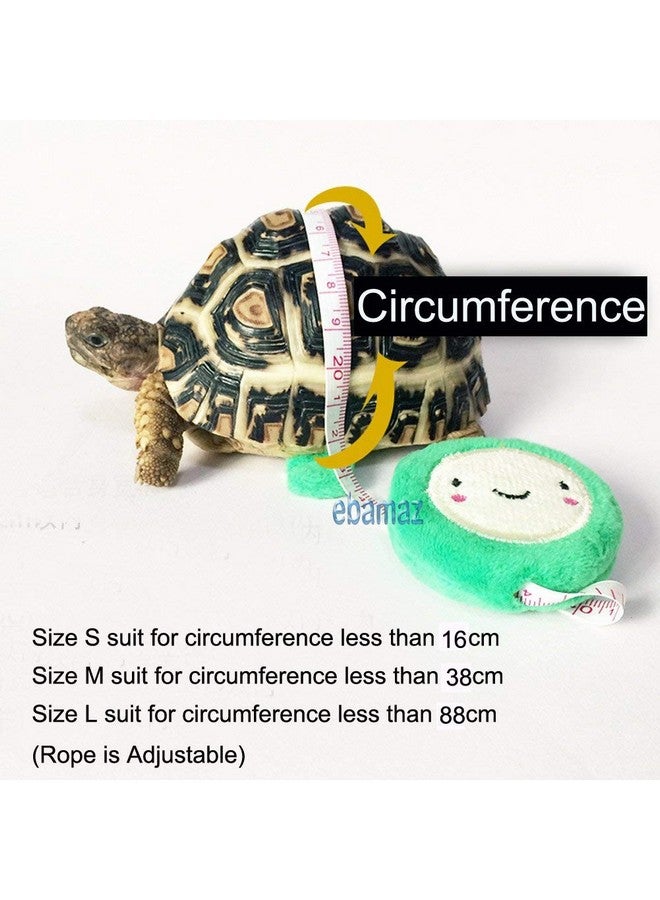 Ebamaz Leather Harness Strap for Tortoise/Turtle Pet Walking Lead Control Rope Chest Collar (L) - Image 3