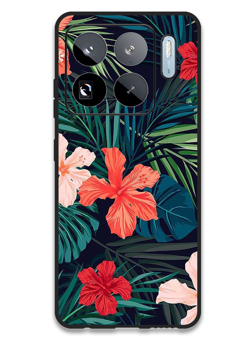 Theodor Case Compatible with Xiaomi 15S Pro 6.73 Inch Protection Shockproof Bumper Cover Flowers (2) - Image 1