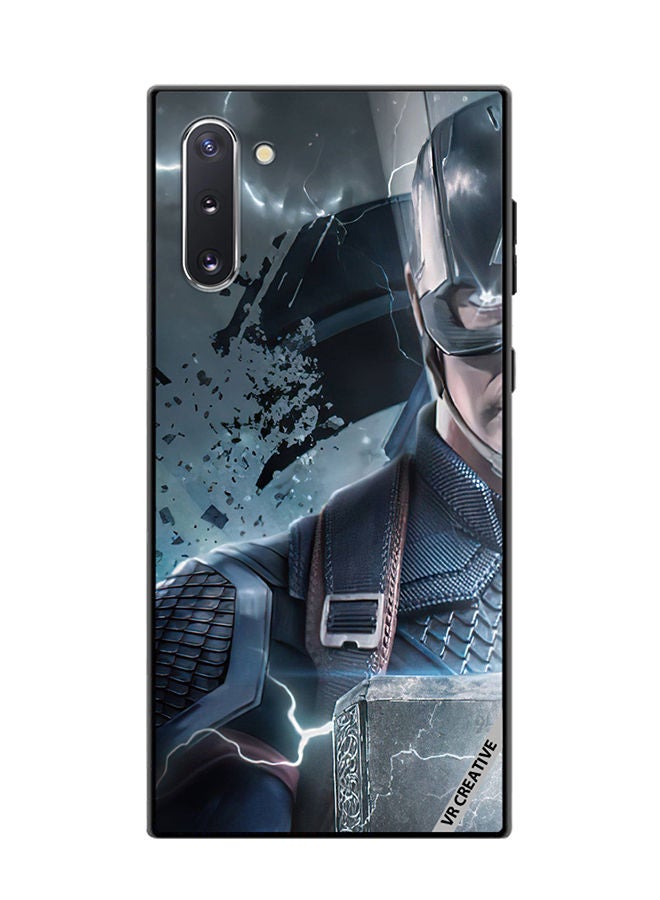 VR CREATIVE Protective Case Cover For Samsung Galaxy Note10 5G Captain America Design Multicolour - Image 1