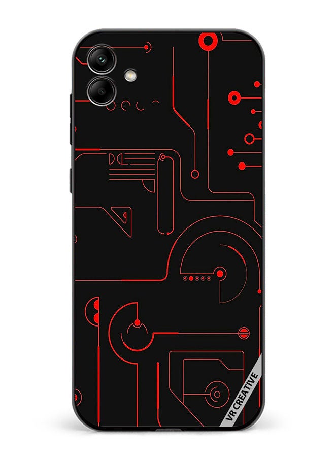 VR CREATIVE Protective Case Cover For Samsung Galaxy A04 Game Circuit Design Multicolour - Image 1