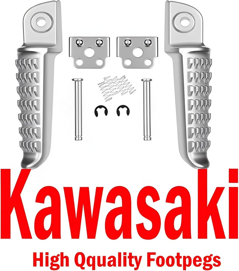 TCMI Motorcycle Foot Pegs Rear Footrest Footpegs Fits for Kawasaki ZX636 ZX-6R 9R 10-R ZZR1400 ZX-14 ZX10R - Image 2
