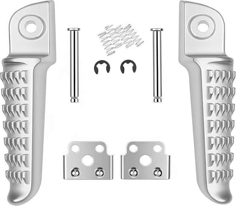 TCMI Motorcycle Foot Pegs Rear Footrest Footpegs Fits for Kawasaki ZX636 ZX-6R 9R 10-R ZZR1400 ZX-14 ZX10R - Image 1