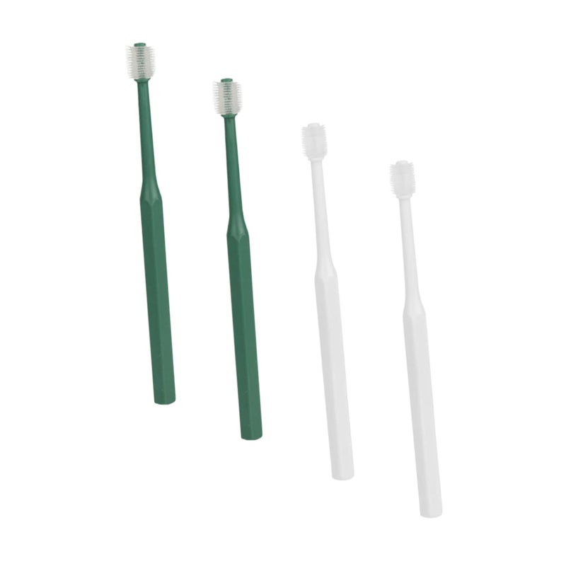4Pcs Pet Toothbrush Set For Dogs And Cats With Non Slip Handle And Soft Bristles - Image 2
