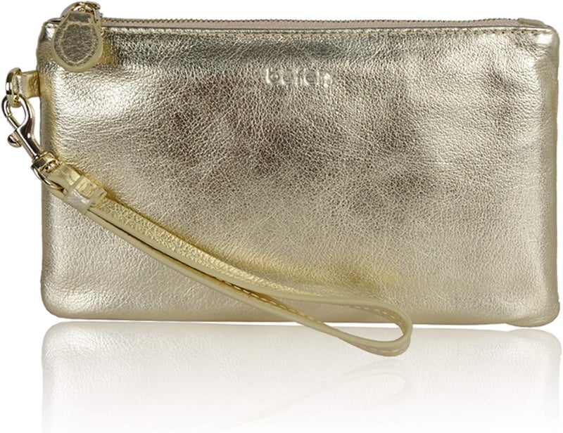 befen Genuine Leather Wristlet Clutch RFID Blocking Bag Cell Phone Wallet Purse Wristlet Wallet Purses and Handbags for Women - Image 1