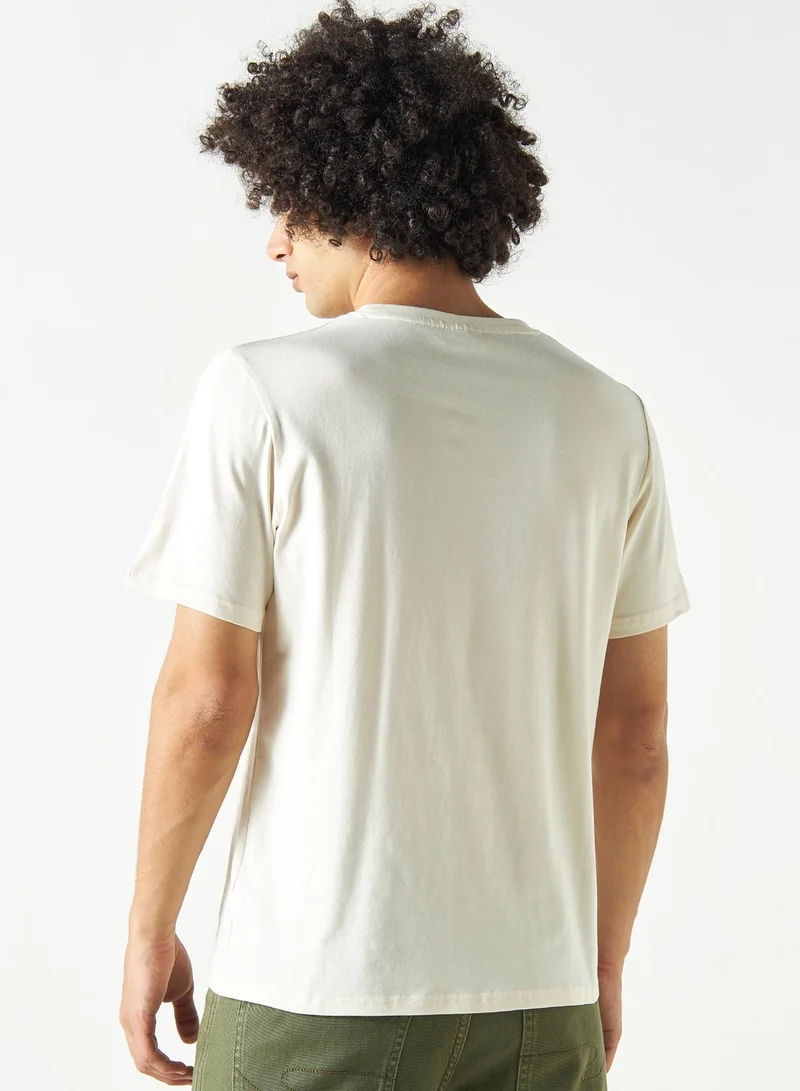 SP Characters Harvard Print Crew Neck T-Shirt