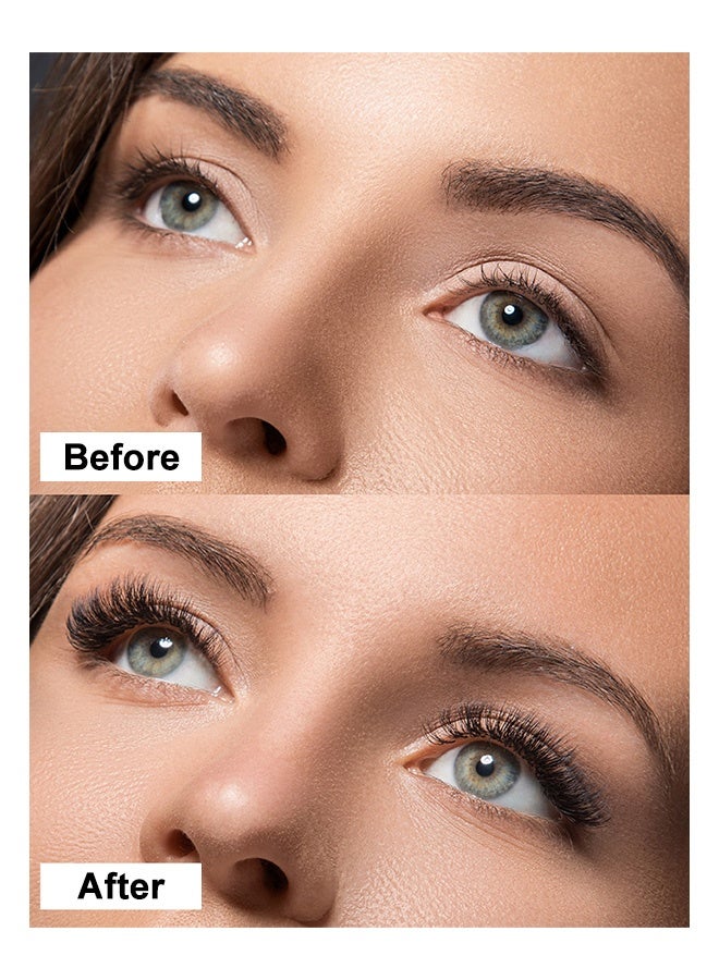 GNAFOTU False Lashes Individual Eyelashes 120 Root Cluster Lashes DIY Eyelash Extension Fake Lashes Natural Look Reusable Lashes - Image 4
