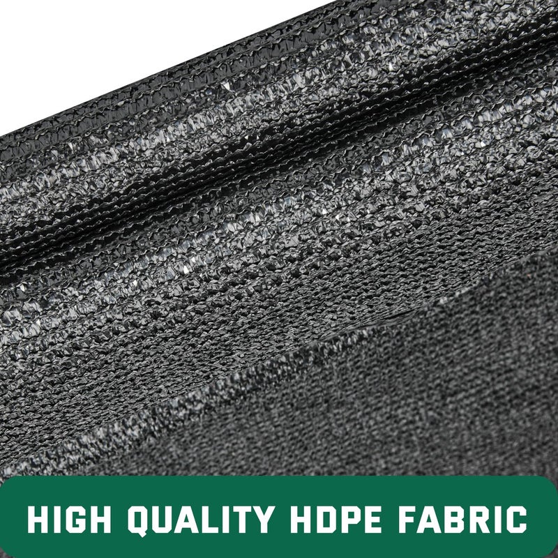 Kesfitt 70% Shade Cloth 10x20 ft, Breathable HDPE Mesh Sun Shade Tarp for Garden & Greenhouse, UV Resistant Outdoor Shade Fabric with Copper Grommets for Plants, Patio, Yard - Image 2
