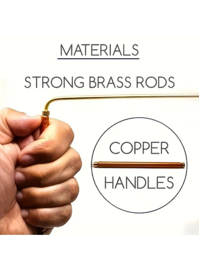 4pcs Two Color Dowsing Rod Pendulum Divination Set For Hunting Water Treasure - Image 4