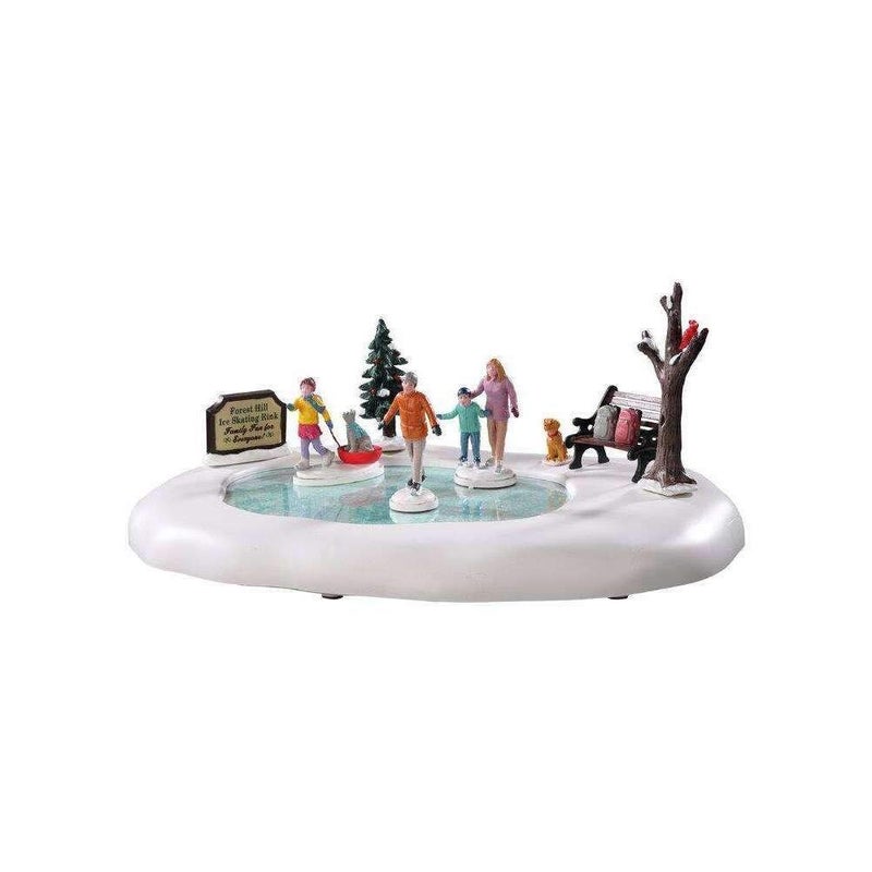 Lemax Family Skating Day Battery Operated 45V 04715