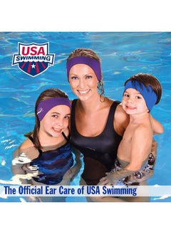 Mack's Mack’S Swimming Headband Best Swimmer’S Headband Doctor Recommended To Keep Water Out And Hold Ear Plugs In Official Swimming Ear Band Of Usa Swimming  - Image 4