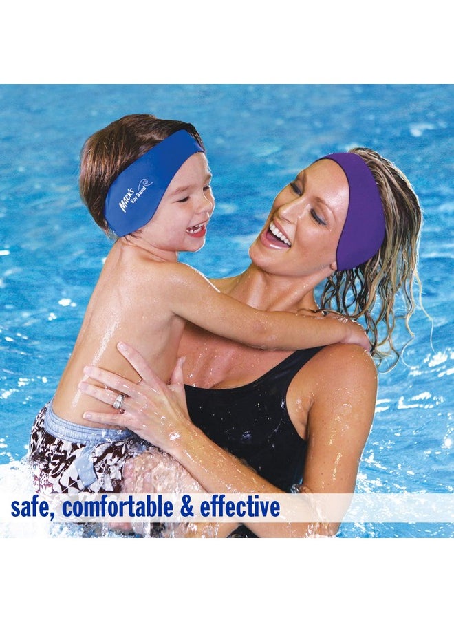 Mack's - Mack’S Swimming Headband Best Swimmer’S Headband Doctor Recommended To Keep Water Out And Hold Ear Plugs In Official Swimming Ear Band Of Usa Swimming - Image 1