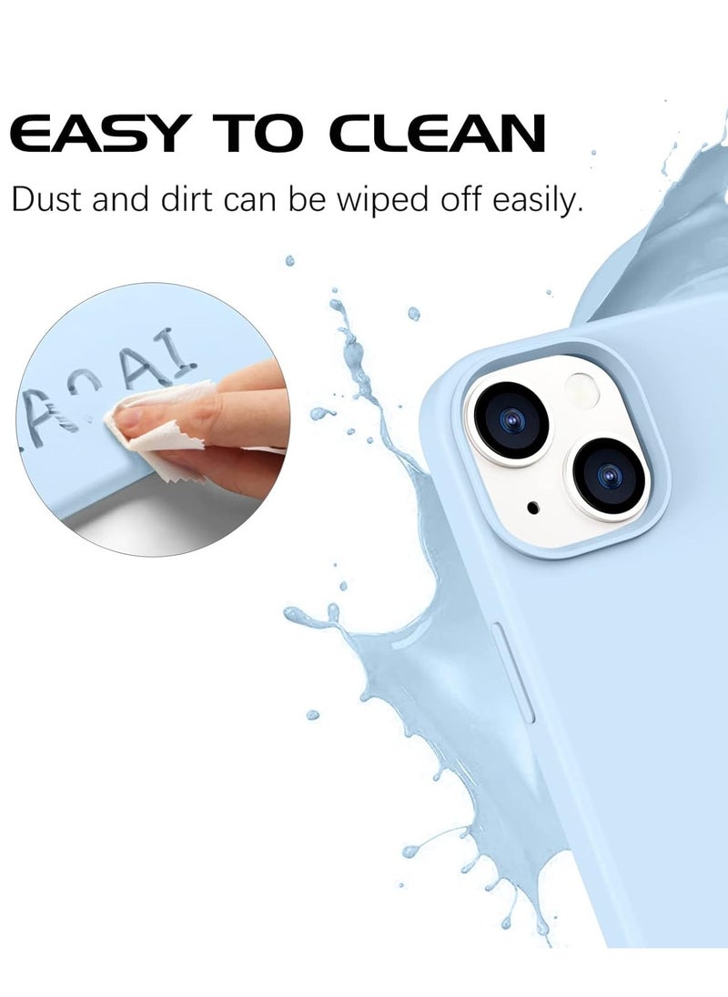 iPhone 14 Plus Case Cover Liquid Silicone Anti-Scratch with Microfiber Lining Ultra Slim Thin Protective Cover for iPhone 14 Plus 6.7 inch
