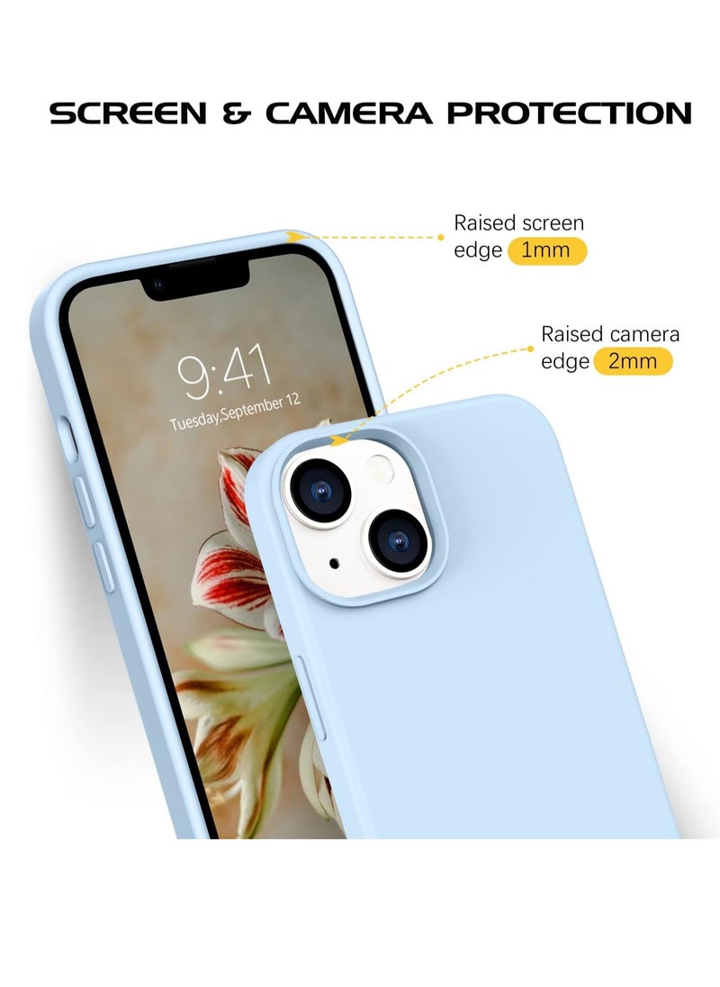 iPhone 14 Plus Case Cover Liquid Silicone Anti-Scratch with Microfiber Lining Ultra Slim Thin Protective Cover for iPhone 14 Plus 6.7 inch