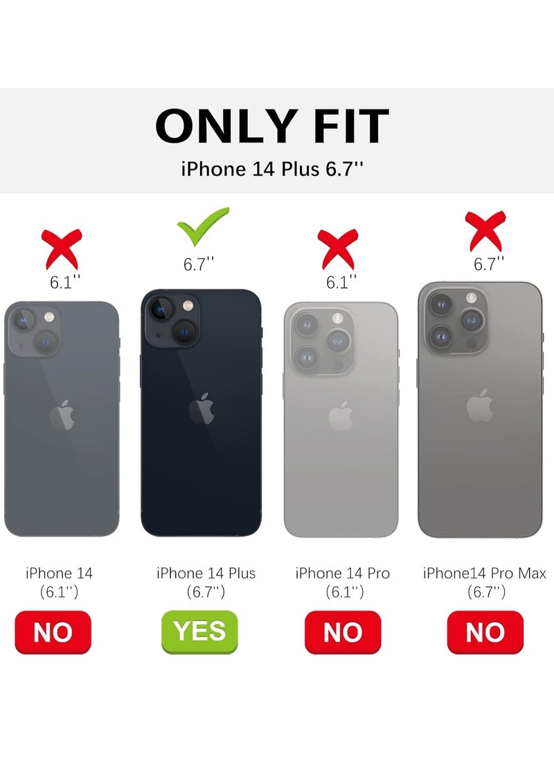 iPhone 14 Plus Case Cover Liquid Silicone Anti-Scratch with Microfiber Lining Ultra Slim Thin Protective Cover for iPhone 14 Plus 6.7 inch