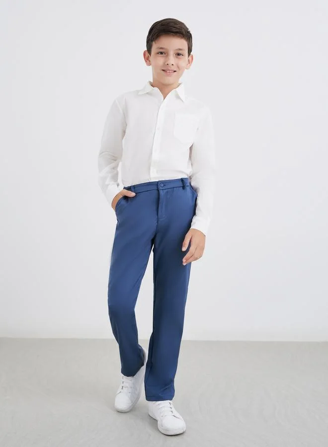 ستايلي Styli Teen Boys school uniform pants