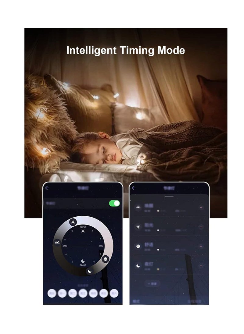 Arabest Ceiling Lamp Led Lights Modern Full Color Dimming, Remote Control, Intelligent Voice Control, Smart Timmer, Bedroom Round Ceiling Lamp Ceiling Light Led  - Image 2