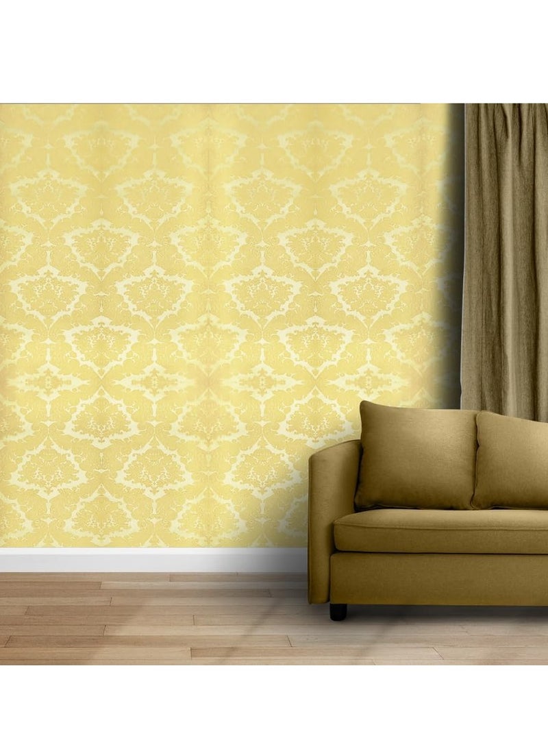 MAF Wallpaper MAF Wallpaper BR18A101 Embossed Vintage Design Wallpaper, Preminum Limited Edition Wallpapers, Non-Woven Wallpaper for living room, bedroom, study, TV background, hotel, office & more - Cream  - Image 2