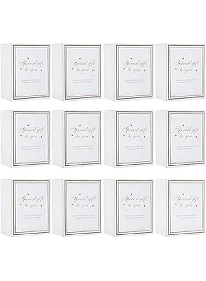 NIYANGLE Set of 12 Clear PVC Candy Boxes for Party Favors Small Treat Storage Wedding and Event Dessert Containers 9x7x4.5cm - Image 1