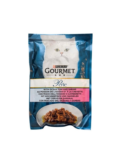 بورينا غورميه بيرل بنكهة أسماك المحيط والجمبري – 85 جم