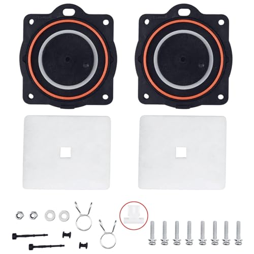 Karbay HP60/80 Air Pump Rebuild Kit for Hiblow HP 80, HP 60 Aerators, HP-80-0110, Included Diaphram, Filter and Screws Kit. - Image 1