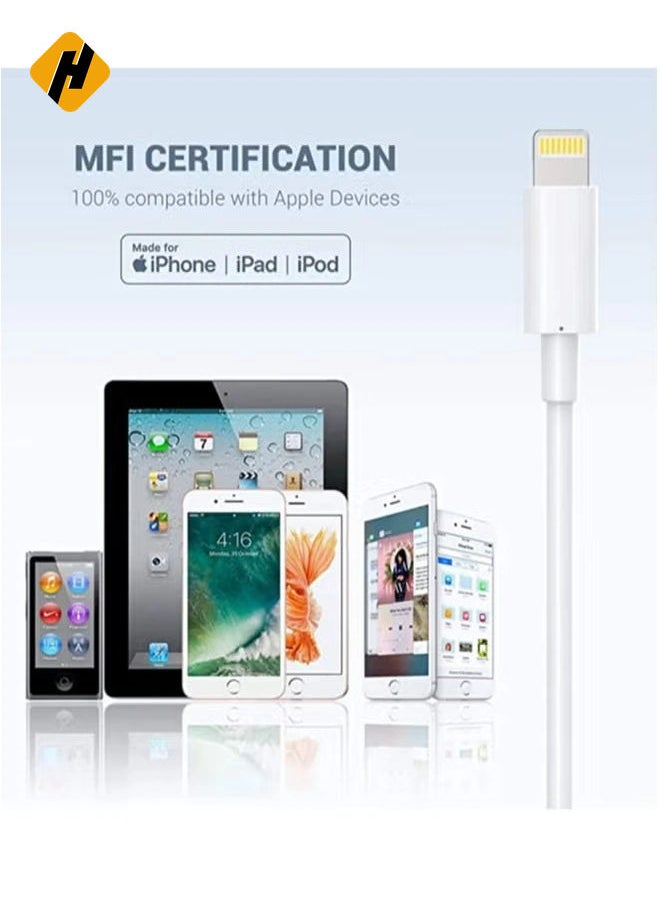 HuHa iPhone Charger Cable - Apple MFi Certified 3Pack 1M iPhone Charging Cable for iPhone SE 2020 11 Xs Max XR X 8 Plus 7 Plus 6 Plus 5s SE iPad Pro and More  - Image 4