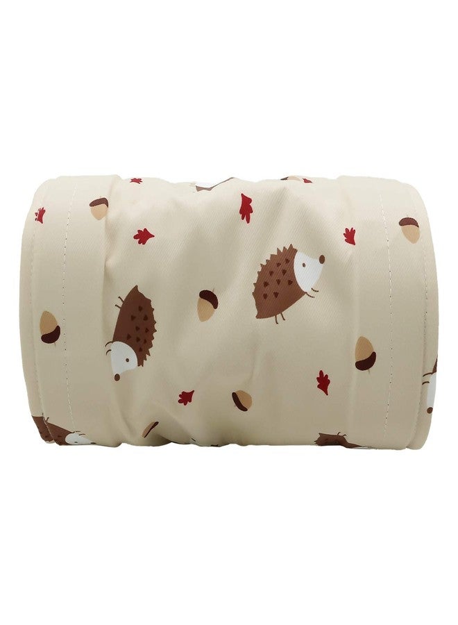 Ymid Select Small Animal Hideout Tunnel Collapsible Pet Play Toy Tunnel Tube for Dwarf Rabbit Hamster Guinea Pig Chinchilla Sugar Glider Hedgehog Supplies (Beige) - Image 4