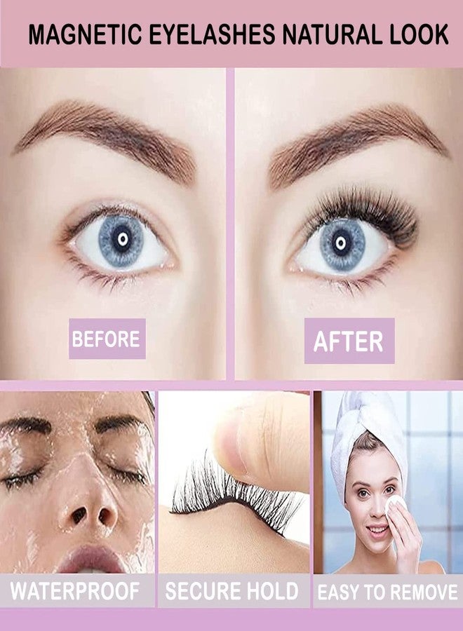 LAYRALASH Magnetic Eyelashes || Eyelashes for Women || Natural & Lightweight || Pack of 2(Liner + Lashes) Reusable upto 25 times || All-Day Long || Easy to Apply || (Pink kit) - Image 5