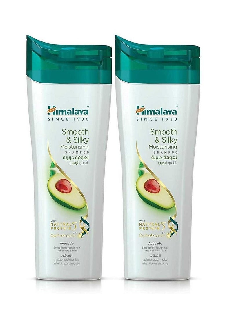 Himalayan Smooth and Silky Shampoo with Avocado 400ml, Twin Pack