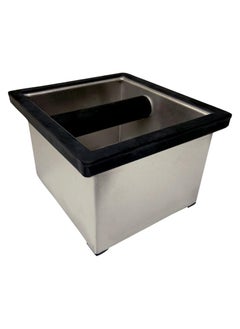 Rattleware Rattleware Stainless Steel Knock Box - Ideal for Home, Cafe, Restaurant, Hotel, Office, or Commercial Establishment - Heavy Duty Knock Box Trusted By Baristas Worldwide (6" x 5.5" x 4")  - Image 1