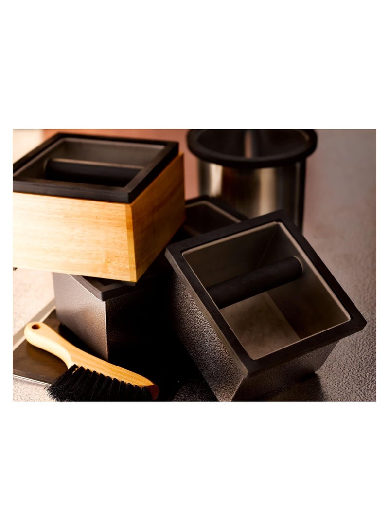 Rattleware 6"" x 5.5"" x 4"" Stainless Steel Knock Box – Heavy-Duty Espresso knock box for Home, Café, Restaurant, Office & Commercial Use – Trusted by Baristas Worldwide - Image 3