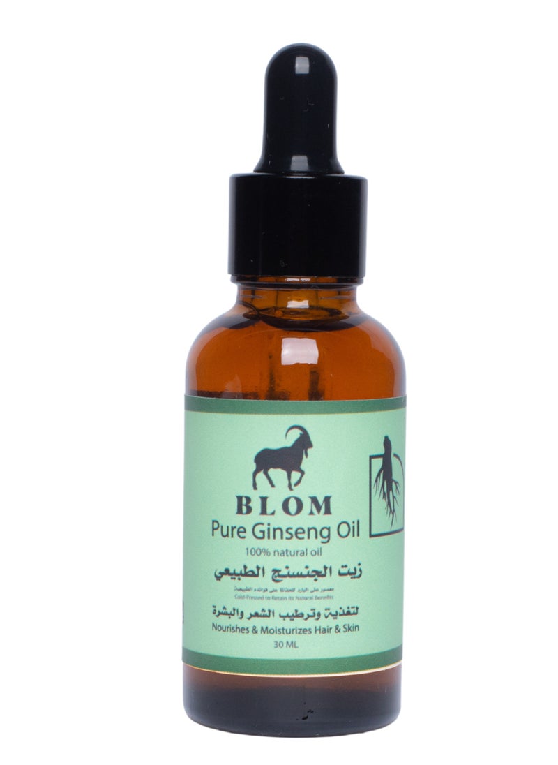 BLOM - Ginseng Oil 30ml – Natural Hair Growth & Skin Care Booster, Pure and Nourishing Extract - Image 1