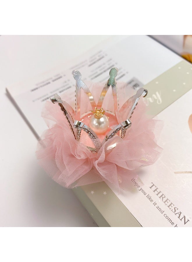 Mordely 3D Mesh Hair Clips, Children's Dresses, Princess Costume for Girls, Rhinestone Hairpin, Girls Hair Barrette, Girls' Barrette - Image 3