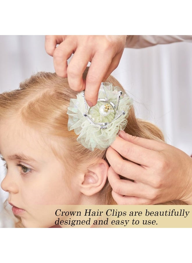 Mordely 3D Mesh Hair Clips, Children's Dresses, Princess Costume for Girls, Rhinestone Hairpin, Girls Hair Barrette, Girls' Barrette - Image 4