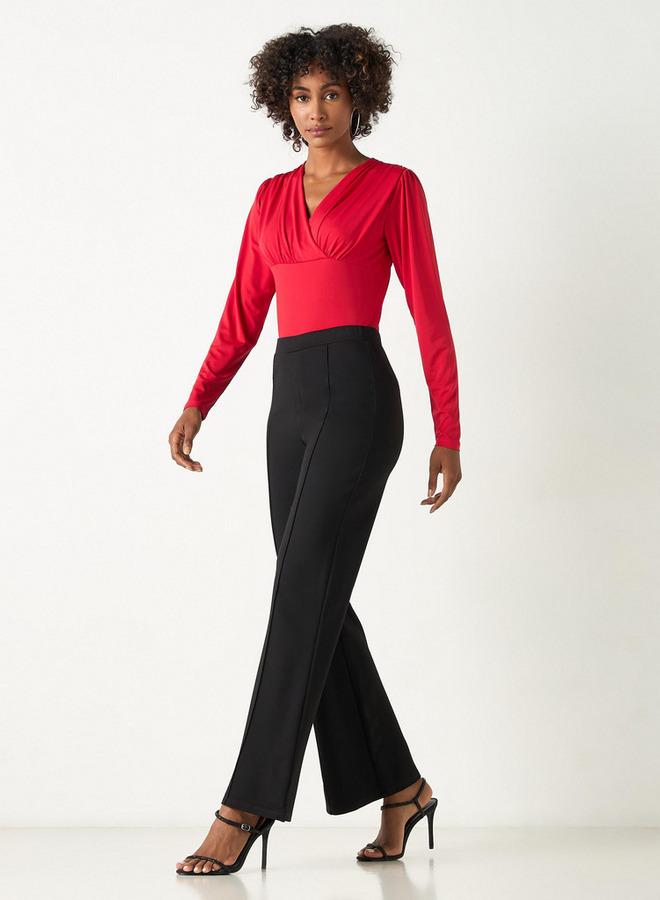 تواكستريمز بودي سوت تشكيل صلب بياقة  وأكمام طويلة - Image 2