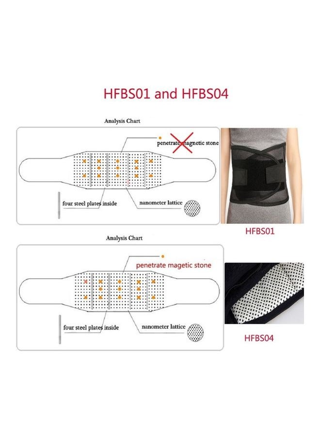xozgdovg - Self Heating Magnetic Therapy Back Waist Brace Support Belt 20x20x20cm - Image 1