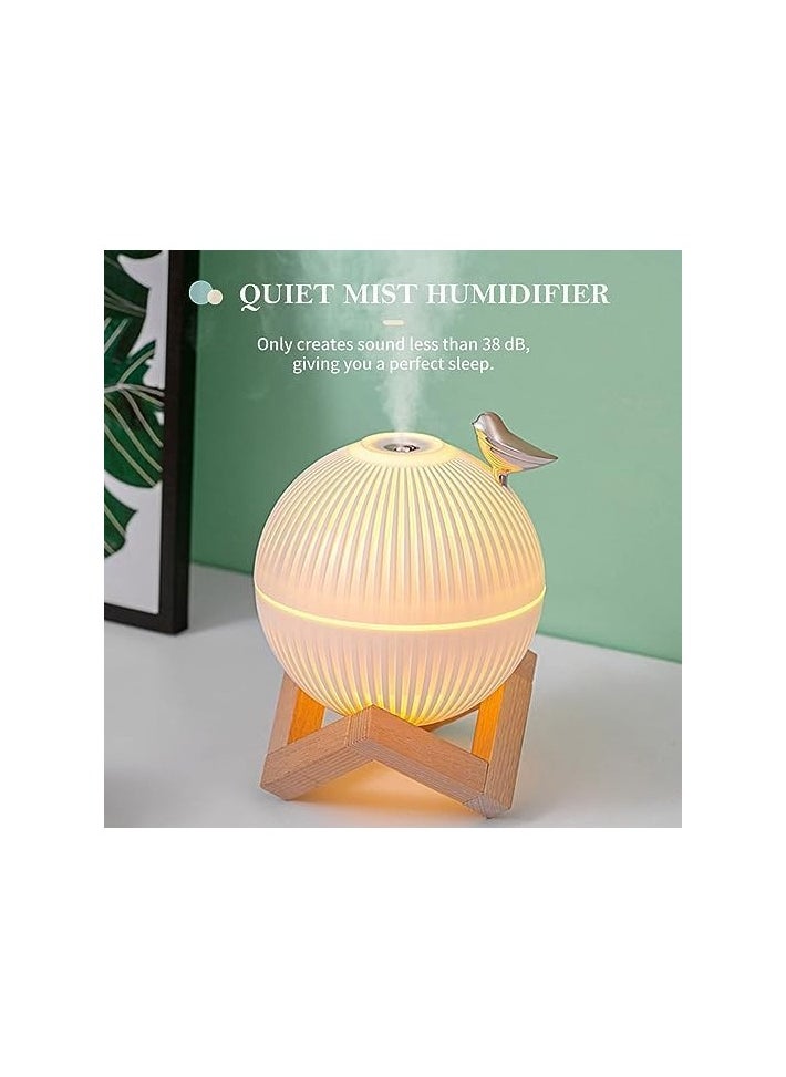 Generic 330mL Lark Mist Humidifier with Night Light Quiet Bird Shaped Humidifier Cool Desktop USB Powered Humidifier for Home Travel Office Bedroom BabyRoom Belity  - Image 3