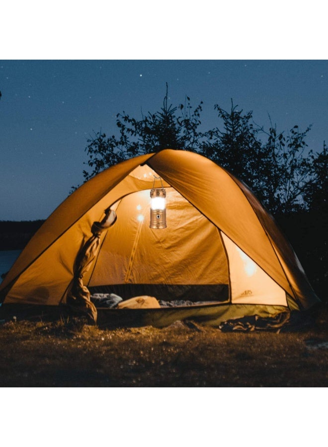 هومستر المحمولة LED التخييم فانوس، خفيفة الوزن، مقاومة للماء، الشمسية USB القابلة لإعادة الشحن، أدى مصباح البقاء على قيد الحياة مجموعات للخارج - Image 3