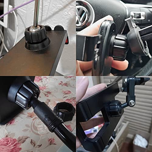 LUORNG Tightening Ring for 17mm Ball-Joint Fixed Adapter LUORNG 9PCS Car Mount Screw-On Head Bracket Holder for Phone Air Outlet Handlebar Kit Camera DVR Camcorder Wireless Charger - Image 5