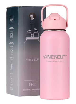 ONESELF Insulated water Bottle, 32Oz Stainless Steel Leak proof water Bottle with Lid for Hot & iced drinks, Spillproof BPA Free Flask for Home, Outdoors, Office, Travel & sports - (1000ml) - pzsku/Z333C8B973C404DBCD5DCZ/45/1751147813/1b19e6e9-c04f-4d16-82fb-297c96502214